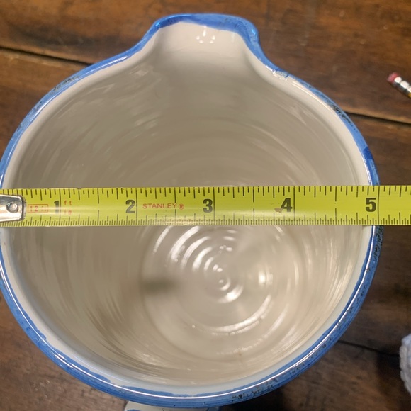 MCM MID CENTURY MODERN ITALY SICILY CERAMIC HAND PAINTED PITCHER JUG - Picture 8 of 10